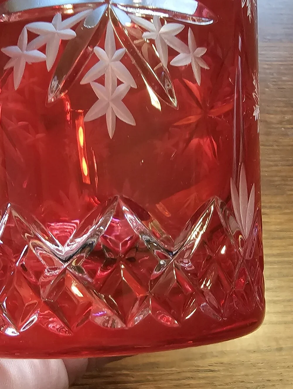 WATERFORD 2020 SNOWFLAKE WISHES LOVE TUMBLER CRANBERRY